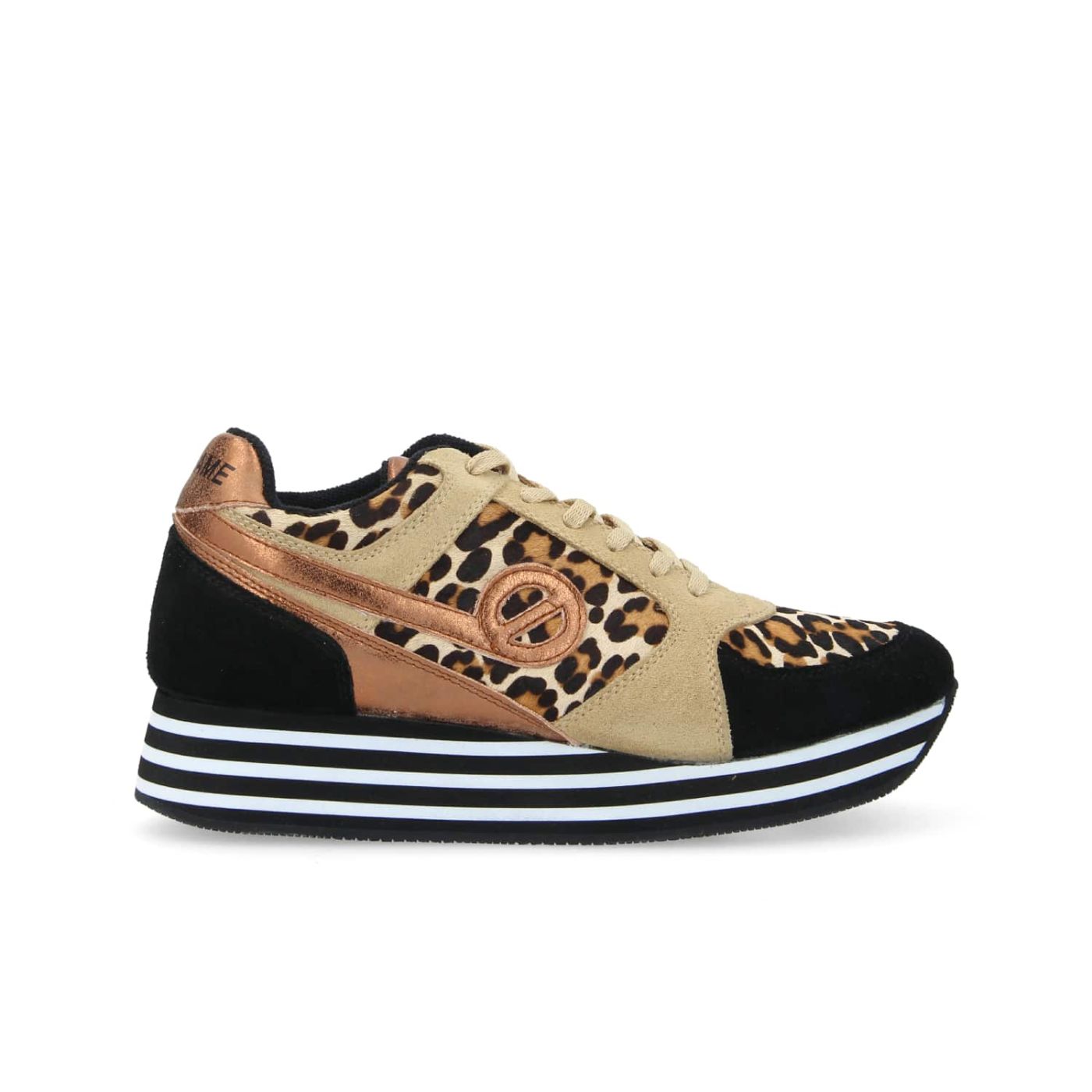 PARKO JOGGER W  -  LEO/SUEDE  - LEOPARDATO/NERO